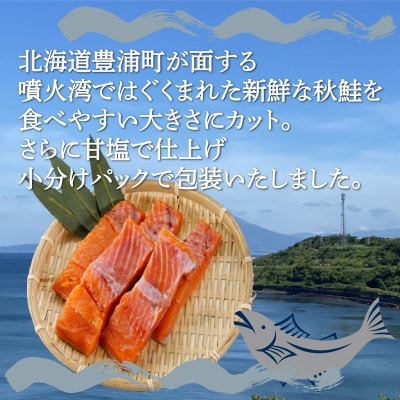 漁師の手作り! 甘塩鮭 切り身 約1.5kg 甘塩仕上げ 小分け TYUR039