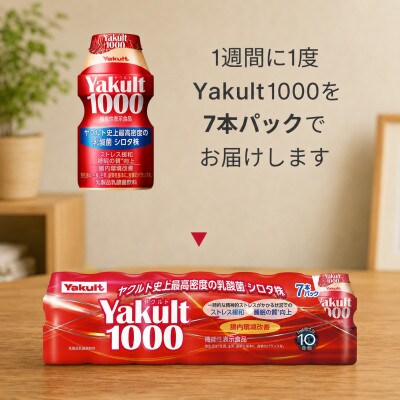 ヤクルト配達見守り訪問(Yakult1000/15週間 105本)　L-2