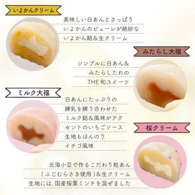 豊穣庵のクリーム大福 アソート16P
