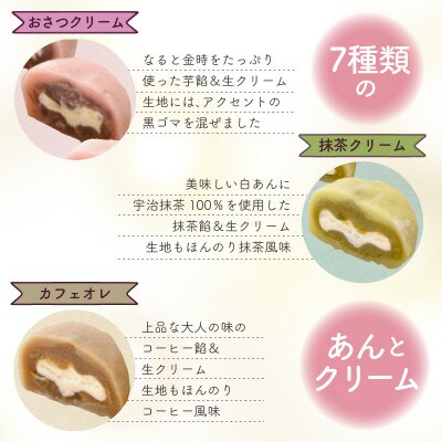 豊穣庵のクリーム大福アソート20P