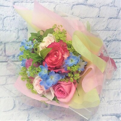 産地直送の薔薇【バラの花束　プチブーケ】ギフト・贈り物に　ばらの生花