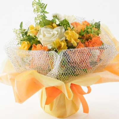 産地直送の薔薇【バラの花束　プチブーケ】ギフト・贈り物に　ばらの生花