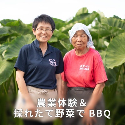 阿部農縁の採れたて野菜でBBQ!農業体験と野菜たっぷりバーベキュープラン　2名様