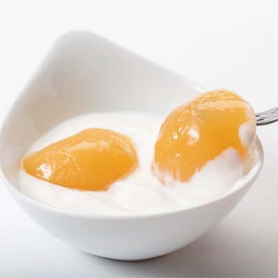 果物の果汁で作る食欲応援セット　果樹園コンポート＜もも＞・完熟梅の蜂蜜シロップ