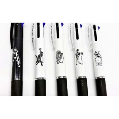 須賀川市オリジナル ウルトラマン ジェットストリーム 3色ボールペン 5種類コンプリートセット