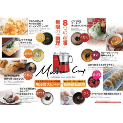 山本電気 マルチフードプロセッサー「マスターカット」(YE-MM41-W) ホワイト