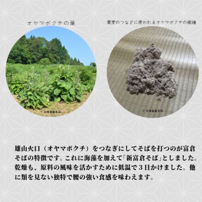 信州飯山　新富倉そば 960g　(160gx6袋セット)