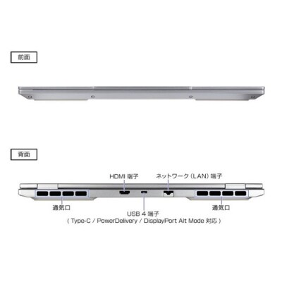 マウスコンピューター 15.3型 Office付 AMD Ryzen 7 8845HS【1699A】