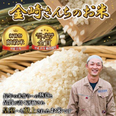 【新米】皇室新嘗献穀米 「金崎さんちのお米」  精米 10kg