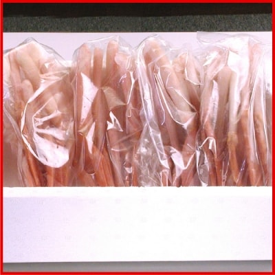 ＜12/21まで年内配送＞紅ズワイガニむき身400g×4P(計40本～60本) C-56026