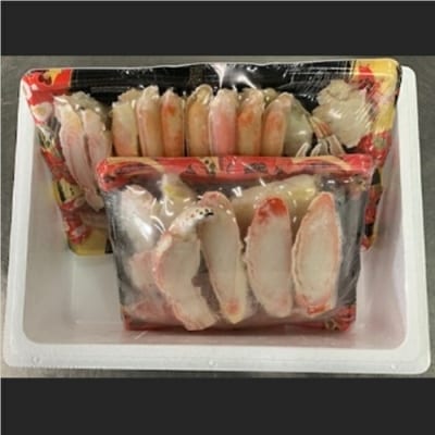 ＜12/21まで年内配送＞カット済ボイルかに脚2種(棒肉・肩肉・爪肉)計850g F-01012