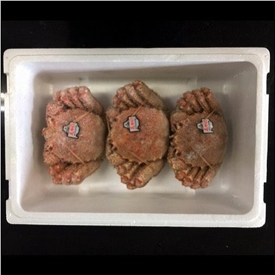 ＜12/21まで年内配送＞★ボイル毛がに3尾 C-01016