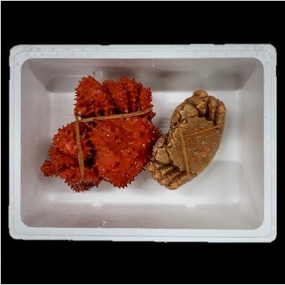 ＜12/21まで年内配送＞★毛がにと花咲がに B-01028