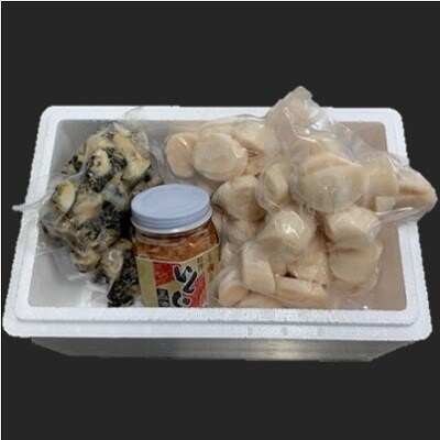 ＜12/21まで年内配送＞★灯台つぶ・お刺身ほたて・いくら C-01066