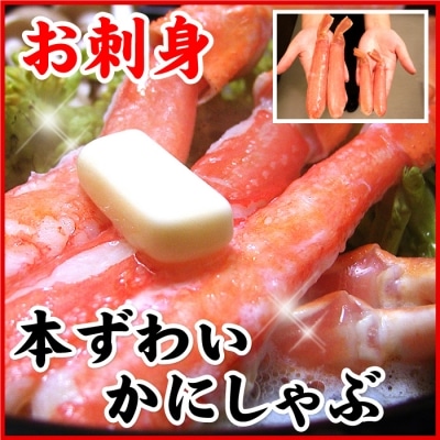 ＜12/21まで年内配送＞刺身用本ずわいかに剥き身500g(10～15本) A-07029