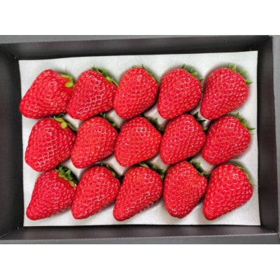 播磨町産【大地の苺】紅ほっぺ・おいCベリー 15～20粒×1箱【化粧箱入り】