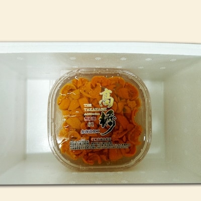 ＜12/7まで年内配送＞＜計200g＞無添加蝦夷バフンウニ塩水パック100g×2P F-90003
