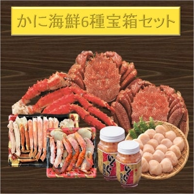 ＜12/21まで年内配送＞かに海鮮6種類セット E-01016