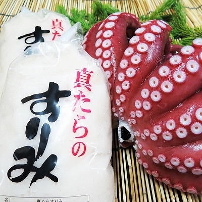 <12/10まで年内配送>★煮タコと真たらすりみセット A-72003