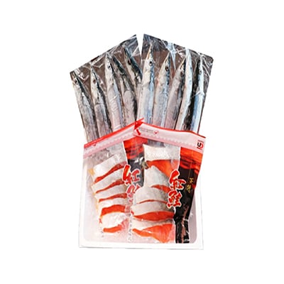 ＜12/21まで年内配送＞甘塩紅鮭5切×2P、冷凍生さんま5尾×2P A-36017