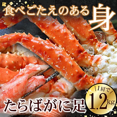 ＜12/21まで年内配送＞たらばがに1.2kg×1肩 F-56008