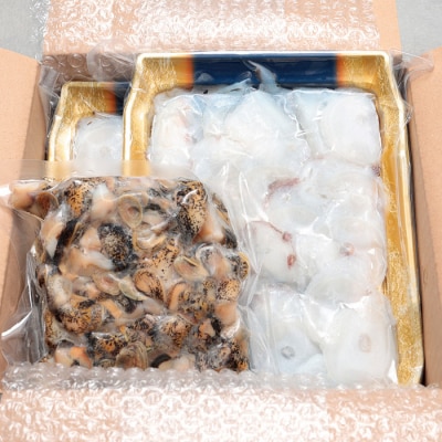 ＜12/17まで年内配送＞★タコしゃぶ500g・つぶ500gセット A-81020