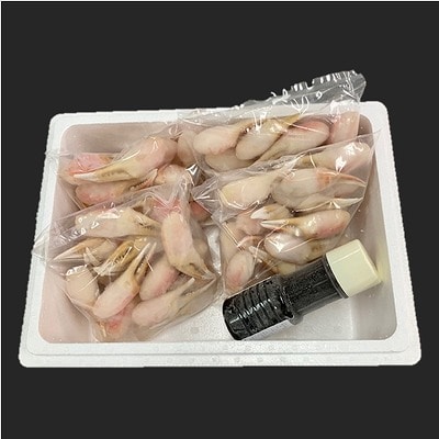 ＜12/21まで年内配送＞生冷ずわいがに2本爪ポーション2kg D-01062