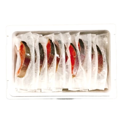 ＜12/14まで年内配送＞塩トラウトサーモン切り身1切真空×32P A-09055
