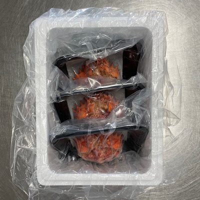 ＜12/21まで年内配送＞★冷凍花咲蟹甲羅盛85g×3P C-89008