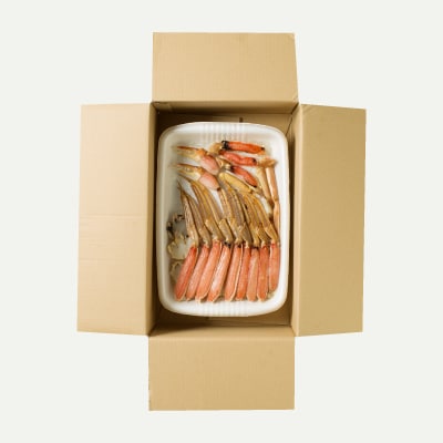 ＜12/10まで年内配送＞生食可!カット済み生ずわいがに700～800g×1P A-11225