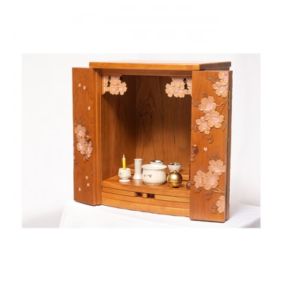 軽井沢彫り　大坂屋家具店　彩色仏壇[54130290]