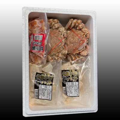 ＜12/21まで年内配送＞毛かに2尾、たこ唐揚げ×4P、花咲かにむき身300g D-76017