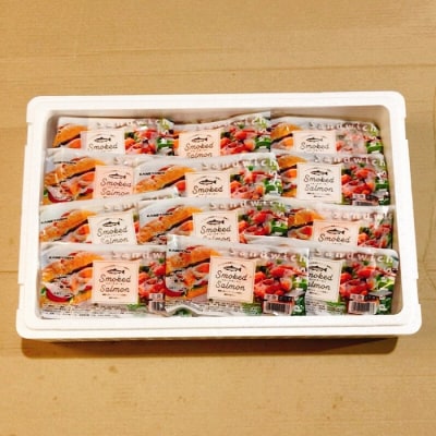 ＜12/14まで年内配送＞サーモン8～16P(計2kg)&塩銀鮭切り身1切×40P D-09035