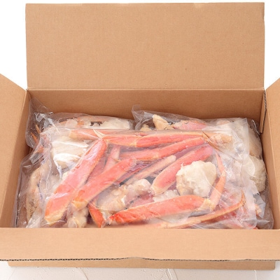 ＜12/21まで年内配送＞カット済みボイルズワイガニ800g～1kg×3P C-58016