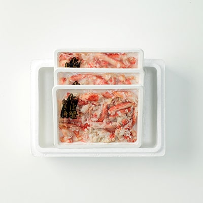 ＜12/21まで年内配送＞★冷凍たらば蟹むき身200g×3P A-54012