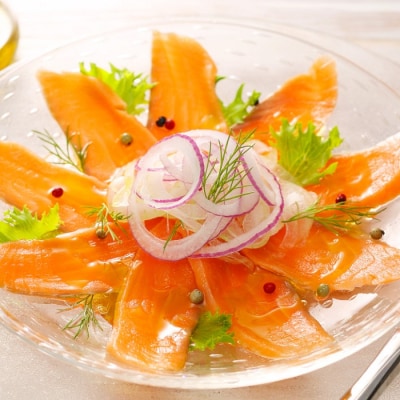 ＜12/14まで年内配送＞お刺身トラウトサーモン1.2kg A-09139