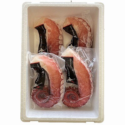 ＜12/14まで年内配送＞★ボイル水たこ足4本(計4.5kg) D-20003