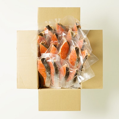 ＜12/10まで年内配送＞甘汐天然紅鮭1切×18P(約1kg) A-11133