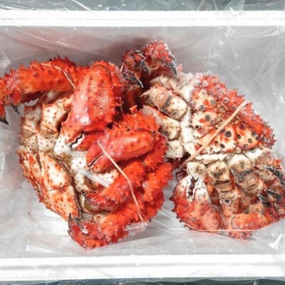 ＜12/21まで年内配送＞★花咲ガニ(オス・メス)各1尾(計1.5kg前後) D-57041