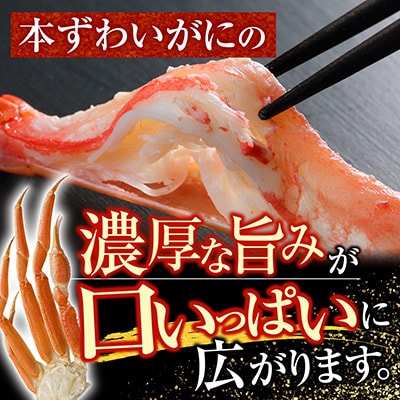 ＜12/10まで年内配送＞ボイル本ずわいがに脚5肩(計約1.2kg) A-11246