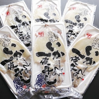 ＜12/17まで年内配送＞いか一夜干し1枚×6P A-32036