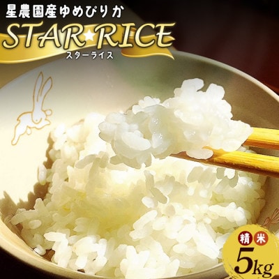 北海道愛別町 令和7年産 ゆめぴりか「STAR RICE」精米 5kg