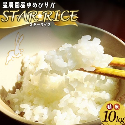 北海道愛別町 令和7年産 ゆめぴりか「STAR RICE」精米 10kg(5kg×2袋)