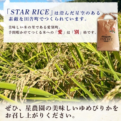 北海道愛別町 令和7年産 ゆめぴりか「STAR RICE」精米 10kg(5kg×2袋)