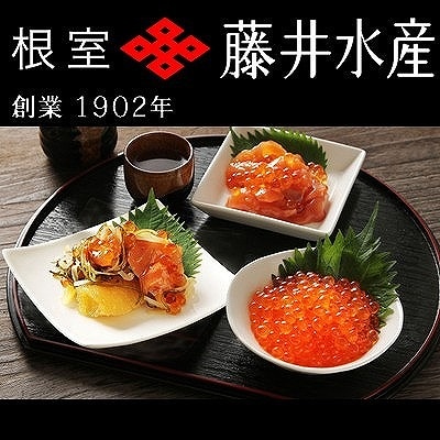 ＜12/21まで年内配送＞＜鮭匠ふじい＞いくら・サーモンづくし D-42014