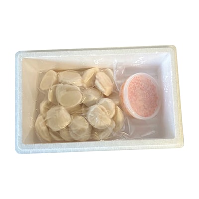 ＜12/21まで年内配送＞いくら醤油漬け100g×1P、ほたて貝柱500g×1P B-36019