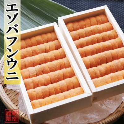＜12/17まで年内配送＞エゾバフンウニ約80～100g×2折[11月上旬以降発送] C-71027