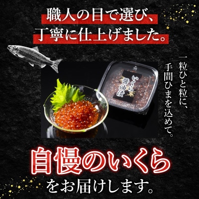 ＜12/17まで年内配送＞鮭いくら醤油漬け80g×8P(計640g) B-81019