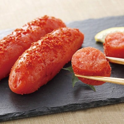 ＜12/17まで年内配送＞熟成辛子明太子500g×2P(計1kg) G-16022