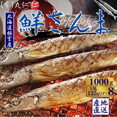 ＜12/21まで年内配送＞★鮮さんま8尾入(計1kg) G-50011
